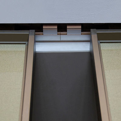 Προσαρμοσμένο Slimline εσωτερικές συρόμενες πόρτες Stacker αλουμινίου προφίλ